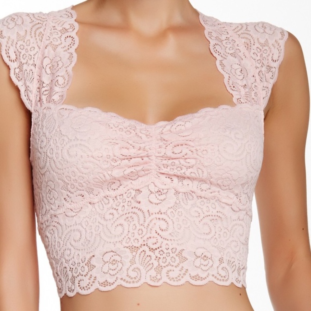 NWT Free People Lace Crop Top Size